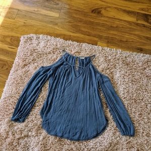 🍁5/$25 Aeropostale Cold Shoulder Lace Top